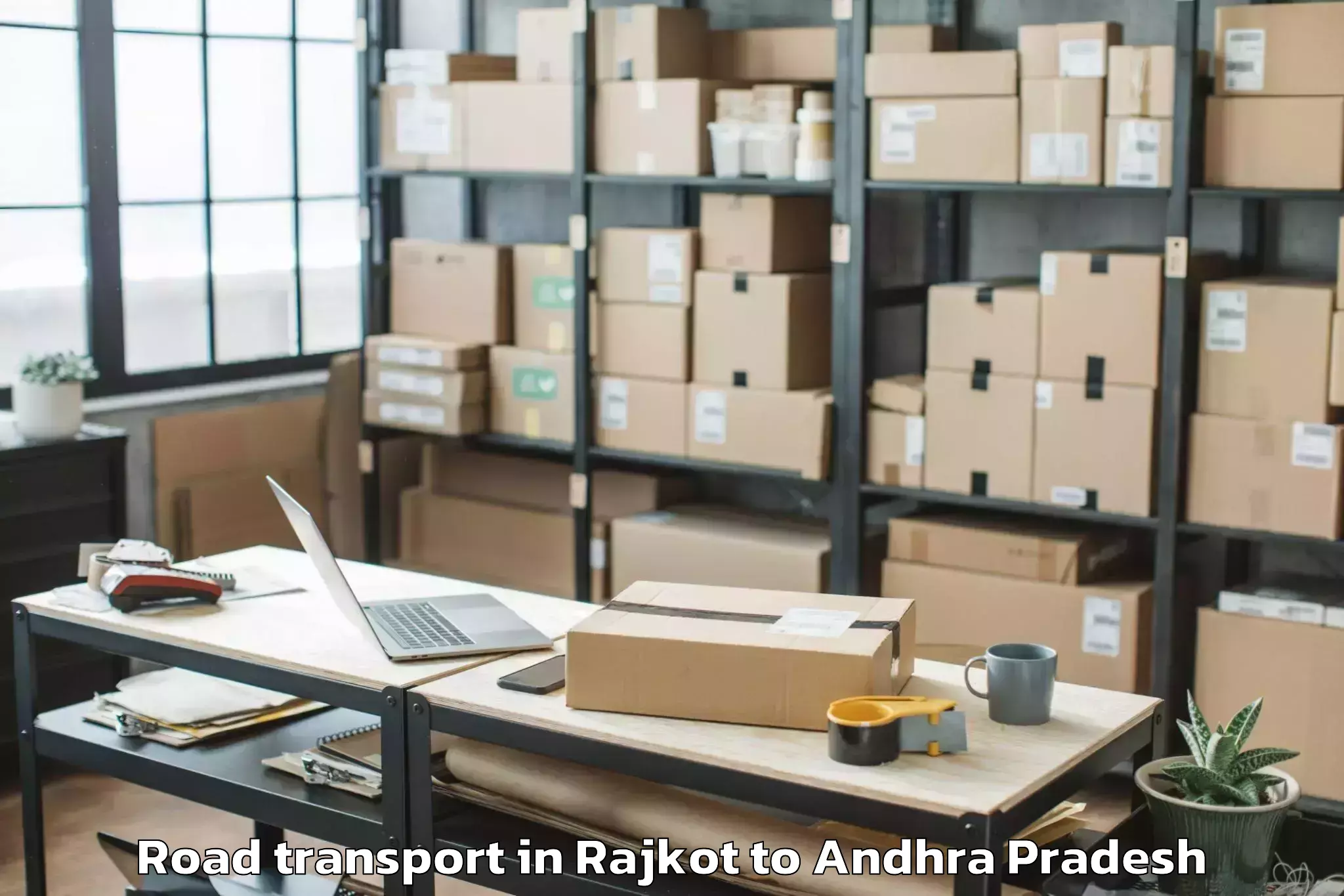 Leading Rajkot to Karlapalem Road Transport Provider